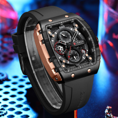 Reloj Curren 8442 Hombre  Estilo Richard Mille y Cronógrafos