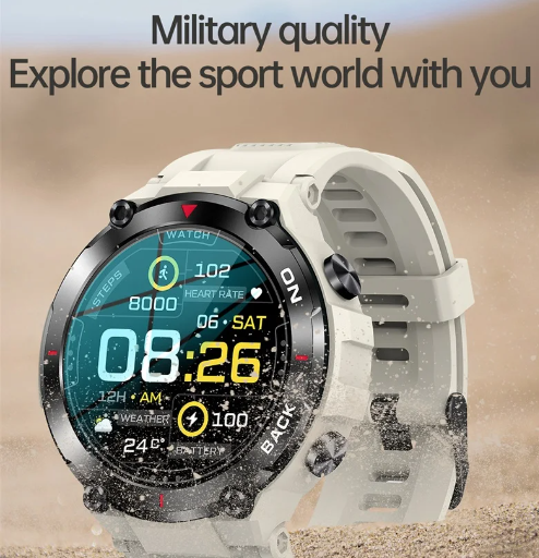 SMARTWATCH K37 CON GPS INTEGRADO PARA DEPORTES AL AIRE LIBRE