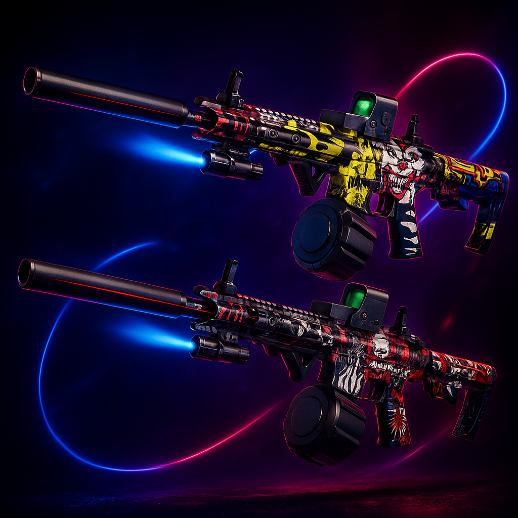Rifle M4 de Hidrogel Mira + Laser + 2 Proveedores