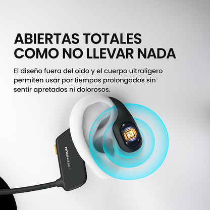 Audífonos Open‑Ear IPX8 para Natación  Bluetooth + MP3 integrado Bone X2