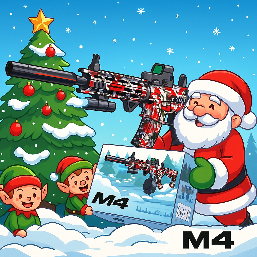 Rifle M4 de Hidrogel Mira + Laser + 2 Proveedores