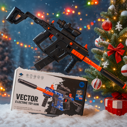 Vector Hidrogel Subfusil Eléctrico Realista para Diversión Segura