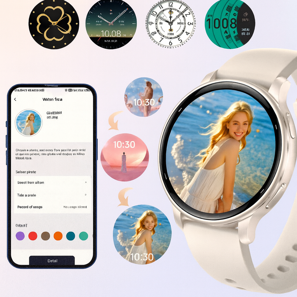 Reloj Inteligente KM96 – AMOLED 1.32”, GPS, 3ATM