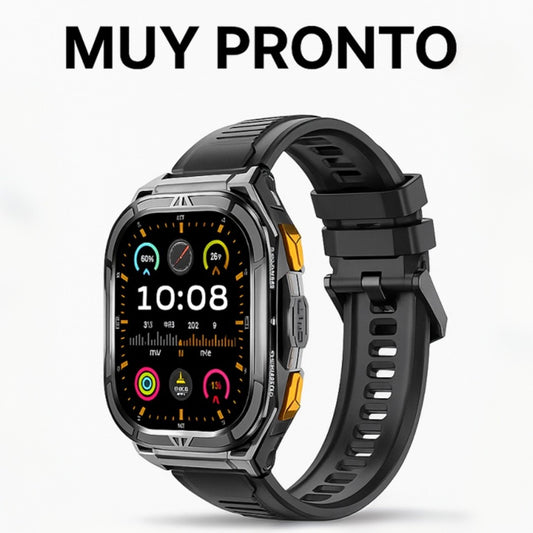Reloj Inteligente X5 GPS Doble- AMOLED 1.96 Resistencia 5ATM