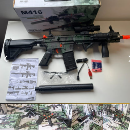 Rifle M416 de Hidrogel + Laser