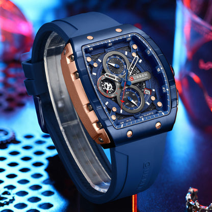Reloj Curren 8442 Hombre  Estilo Richard Mille y Cronógrafos