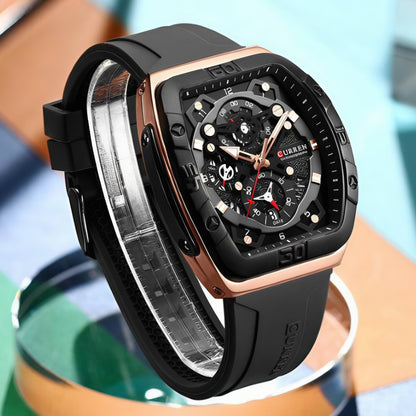 Reloj Curren 8443 Hombre  Cronógrafos y Estilo Casual