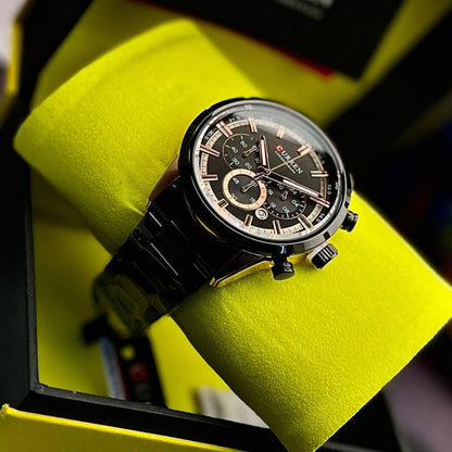 Reloj Curren Original 8355 Hombre  Elegancia en Acero