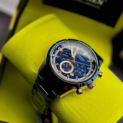 Reloj Curren Original 8355 Hombre  Elegancia en Acero