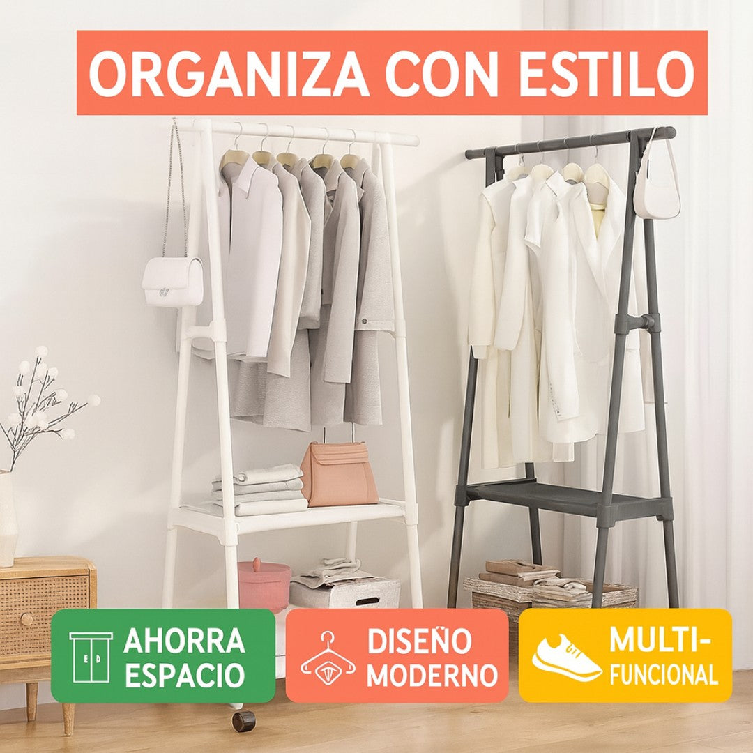Perchero Organizador con Ruedas  Ordena tu Espacio con Estilo