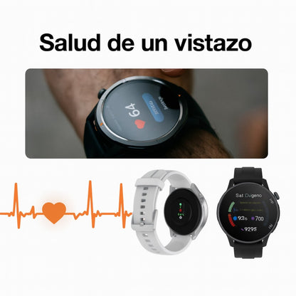 Reloj Inteligente AGM W1  GPS deportivo multi actividad 5ATM