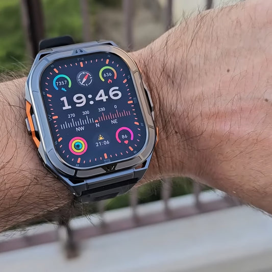 Reloj Inteligente X5 GPS Doble- AMOLED 1.96 Resistencia 5ATM