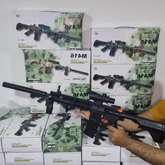Rifle M416 de Hidrogel + 7000 Bolas