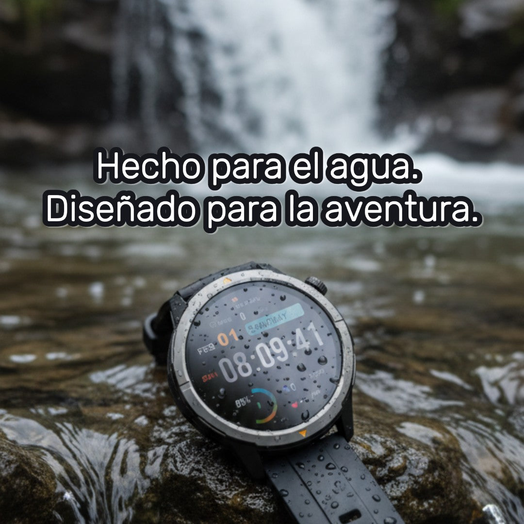 Reloj Inteligente AGM W1  GPS deportivo multi actividad 5ATM