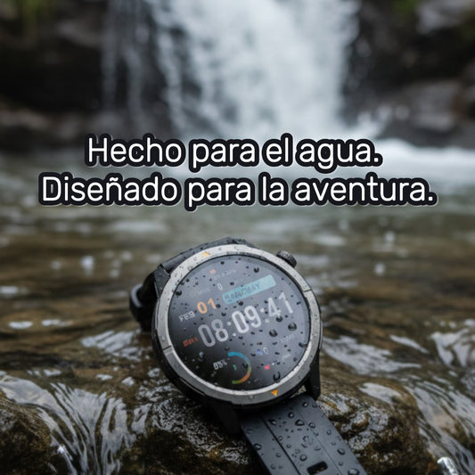 Reloj Inteligente AGM W1  GPS deportivo multi actividad 5ATM