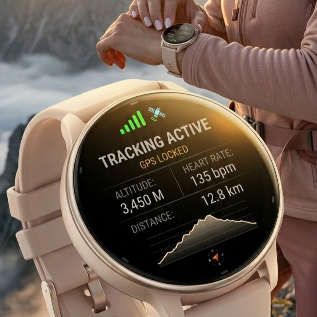 Reloj Inteligente KM96 – AMOLED 1.32”, GPS, 3ATM