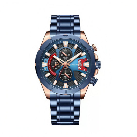 Reloj Curren 8401 Hombre  Elegancia y Cronógrafos Funcionales