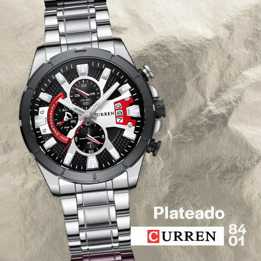 Reloj Curren 8401 Hombre  Elegancia y Cronógrafos Funcionales