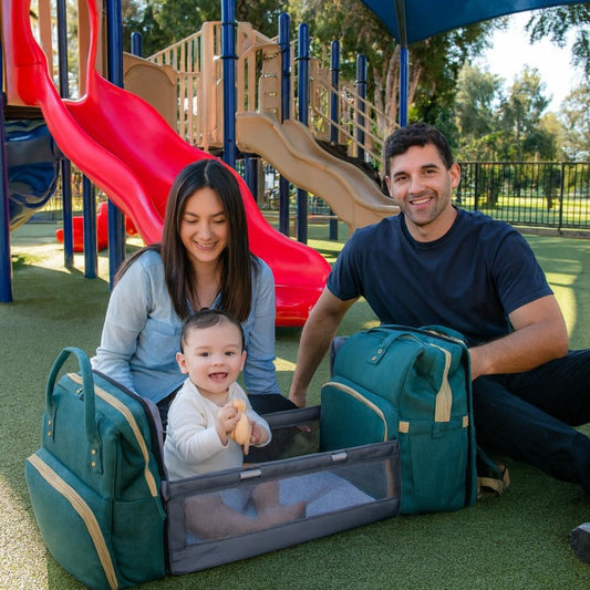 pañalera morral plegable multifuncional