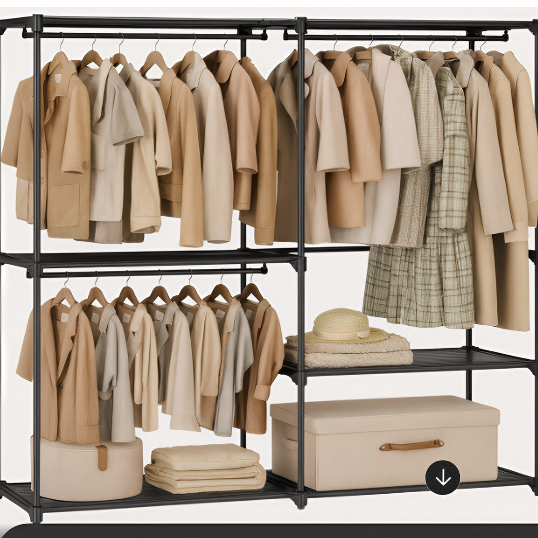Closet Esqueleto x2 Organizador Minimalista y Resistente