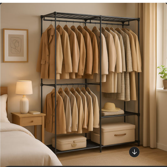 Closet Esqueleto x2 Organizador Minimalista y Resistente