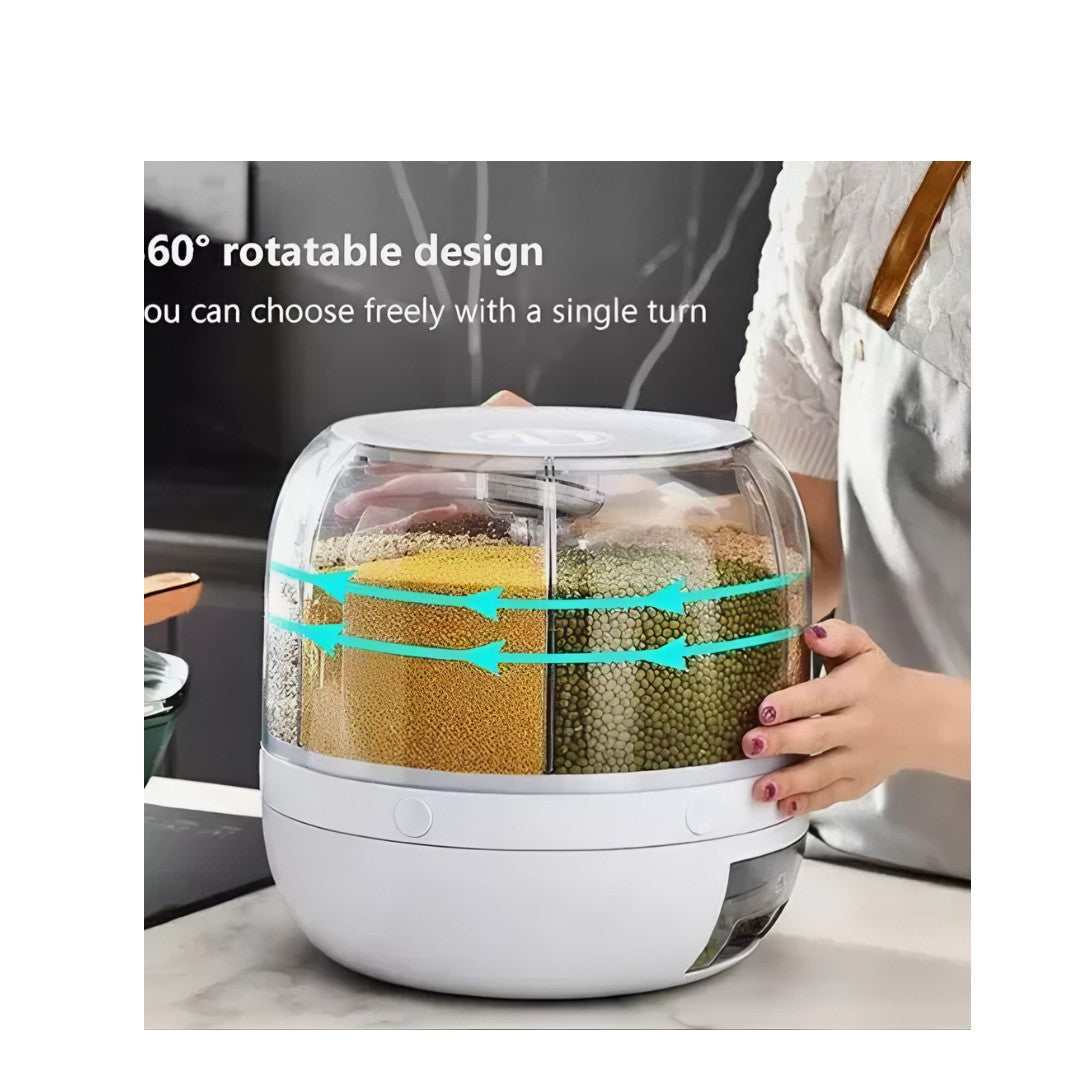 dispensador giratorio hermético