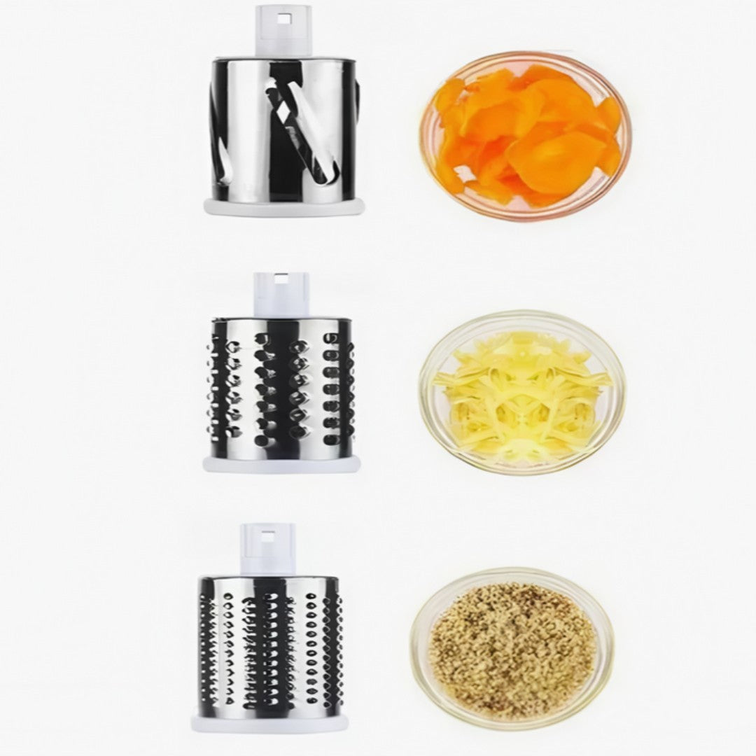 Rallador y Cortador de Verduras Manual 3 en 1