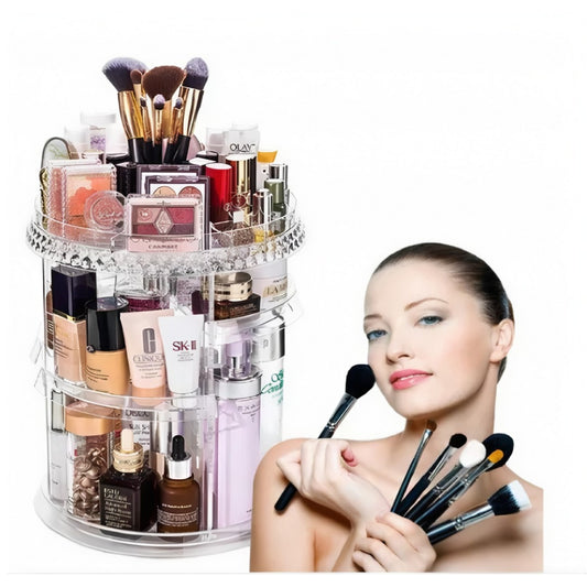 Organizador Giratorio de Maquillaje 360° Orden y Estilo