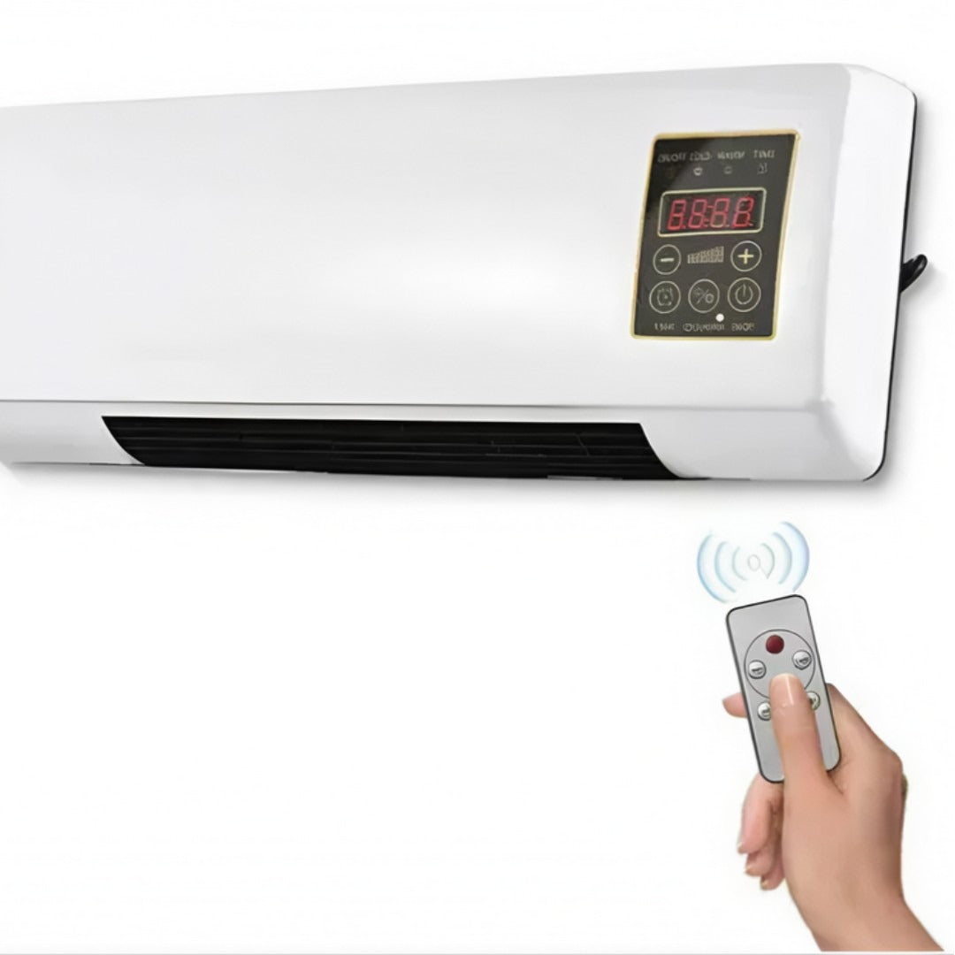 Calefactor Eléctrico de Pared  Control Remoto & Pantalla Digital