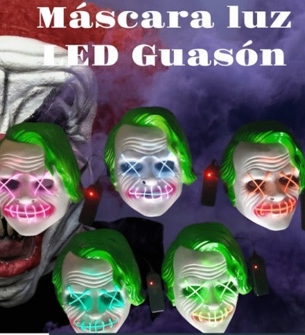 Mascaras de halloween con luz LED