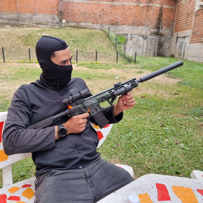 Rifle M416 de Hidrogel + Laser