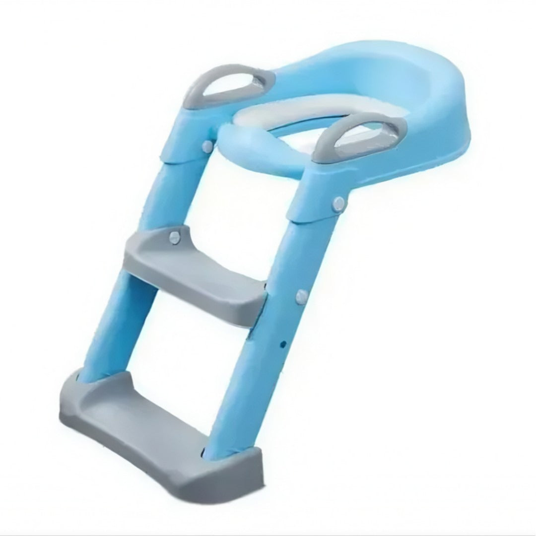 Asiento Entrenador Infantil para Baño con Escalera