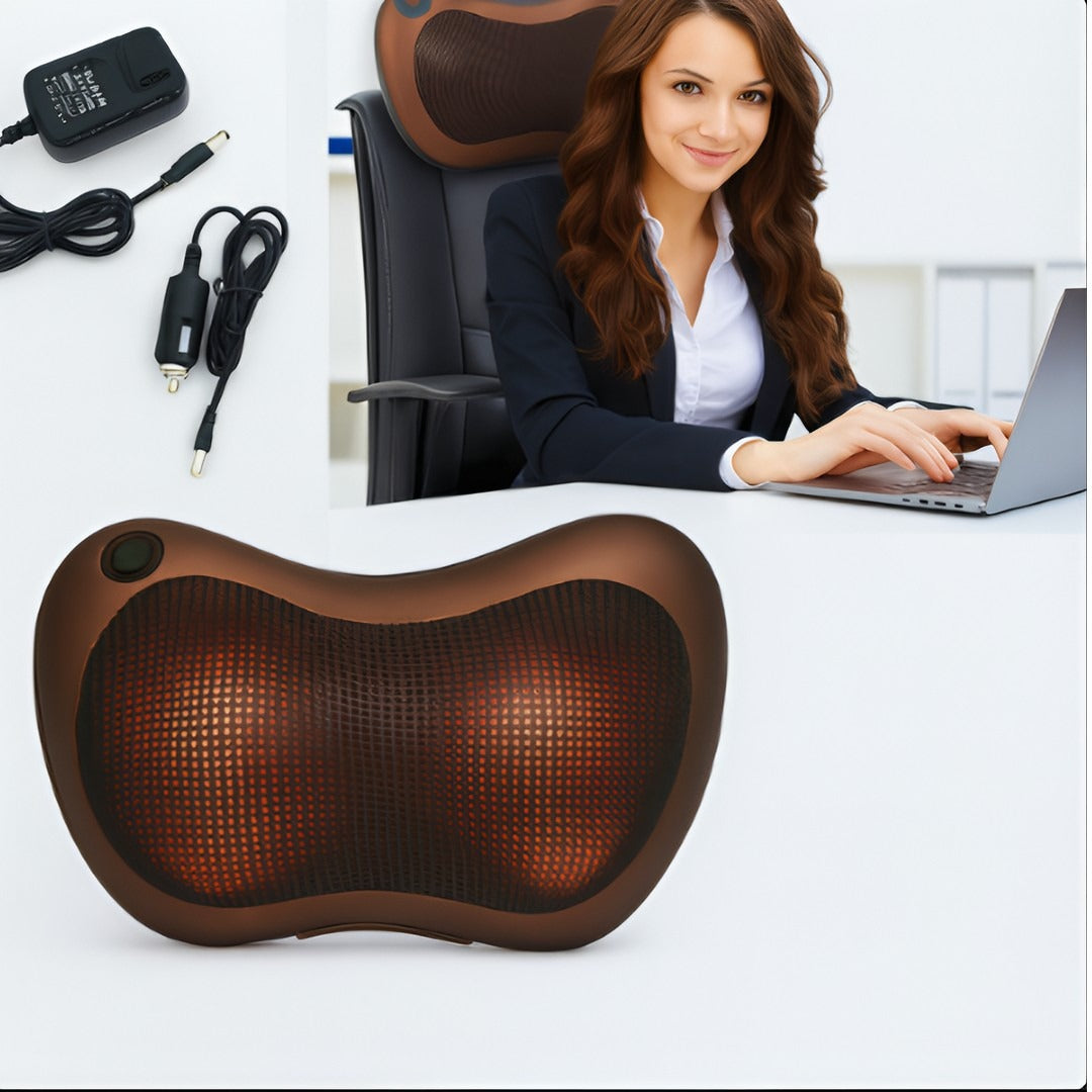 Cojín Masajeador Eléctrico con calor