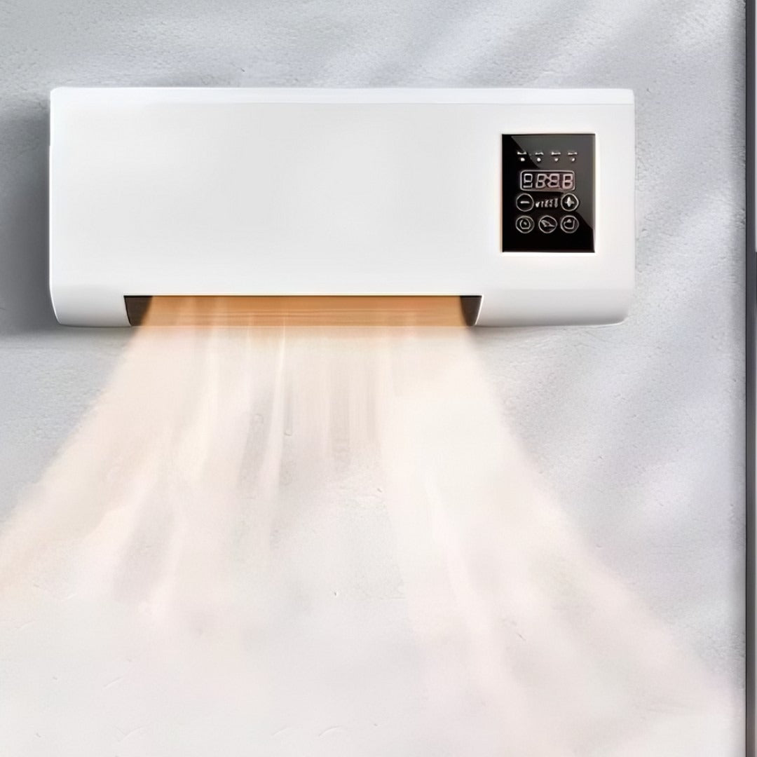 Calefactor Eléctrico de Pared  Control Remoto & Pantalla Digital
