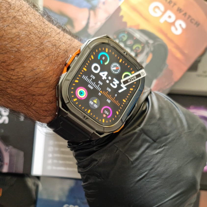 Reloj Inteligente X5 GPS Doble- AMOLED 1.96 Resistencia 5ATM