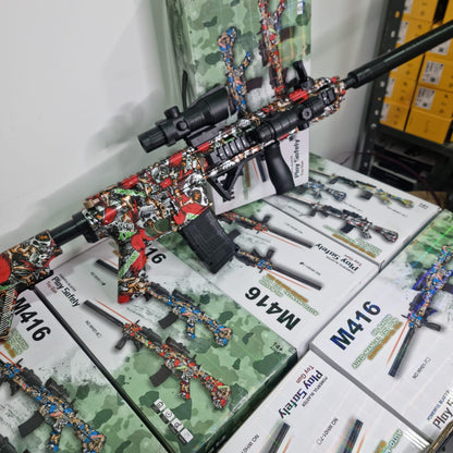 Rifle M416 de Hidrogel + Laser