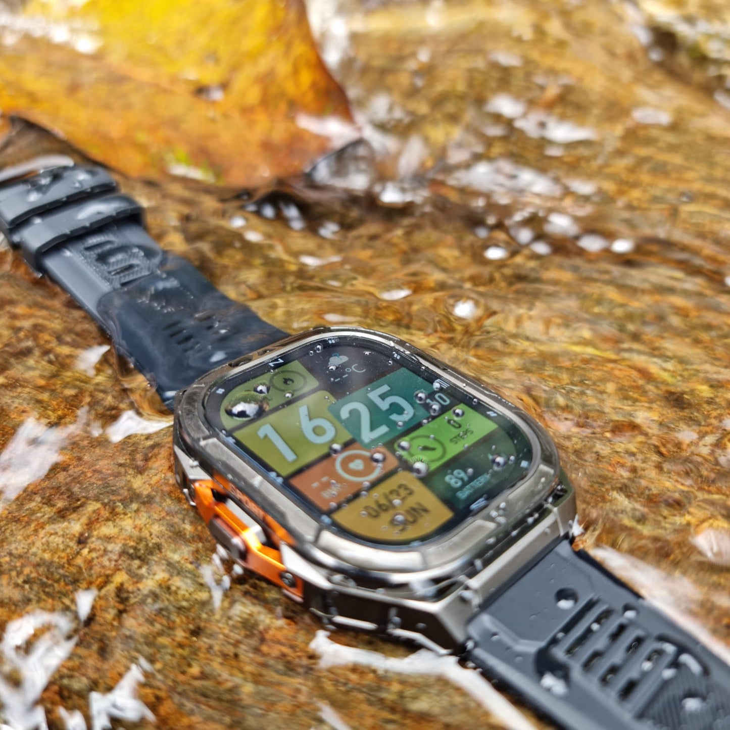 Reloj Inteligente X5 GPS Doble- AMOLED 1.96 Resistencia 5ATM