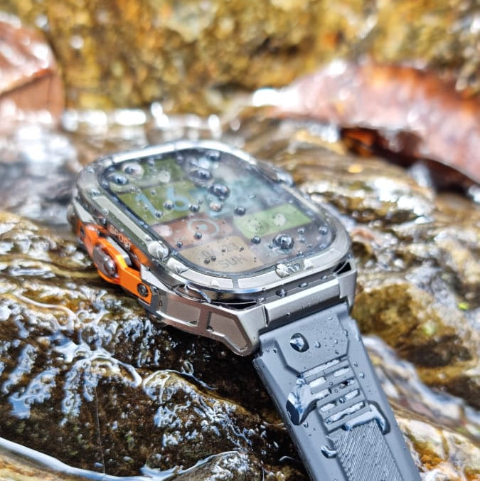 Reloj Inteligente X5 GPS Doble- AMOLED 1.96 Resistencia 5ATM