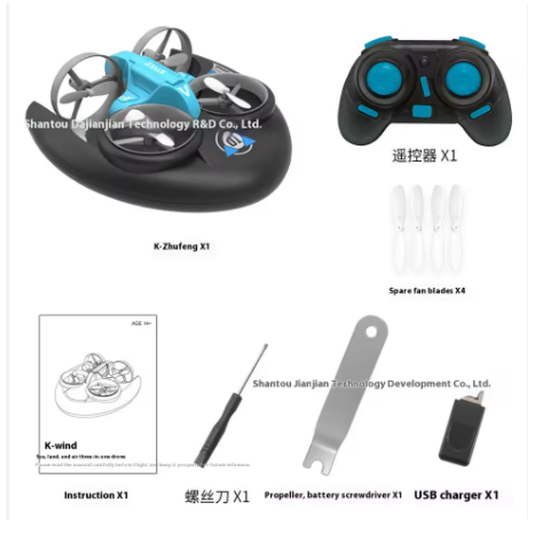 DRONE ACUATICO X-WIND 3 EN 1