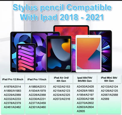 Lápiz Stylus para iPad  Compatible 2018-2025 con Estuche Power Bank